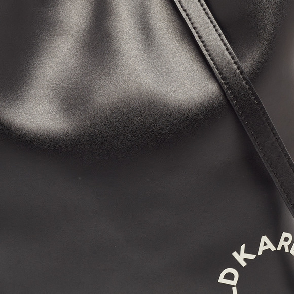 KARL LAGERFELD Black Leather Hobo - Picture 5 of 8